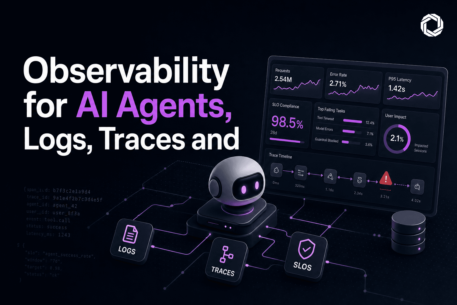 Observability for AI Agents, Logs, Traces and SLOs You Need