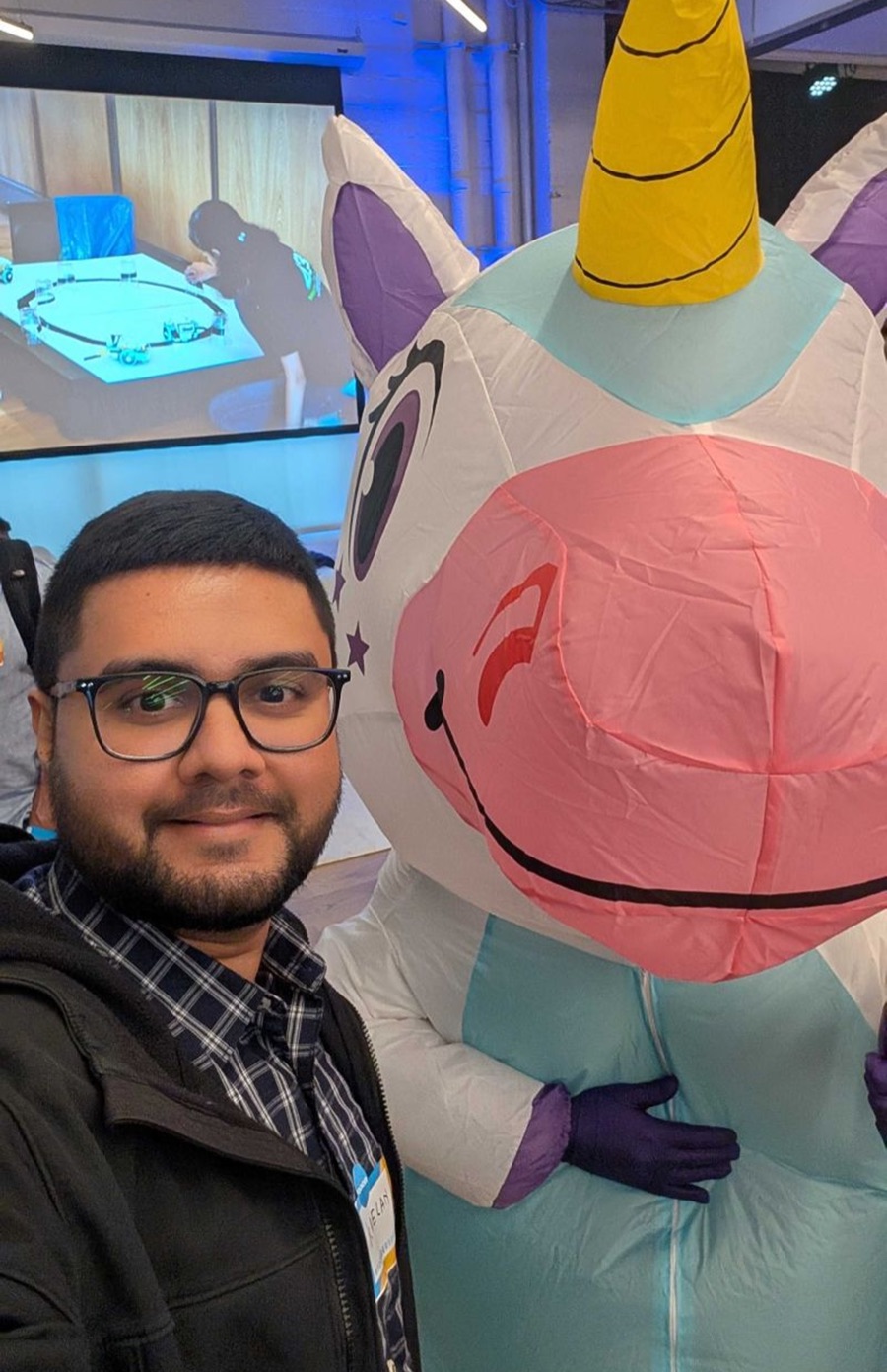Techlusion team at an industry event