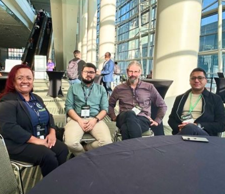 Techlusion team at an industry event