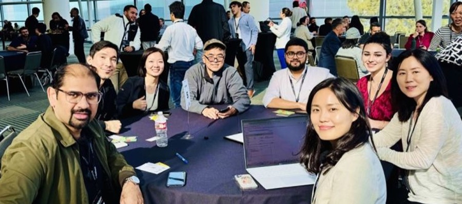 Techlusion team at an industry event