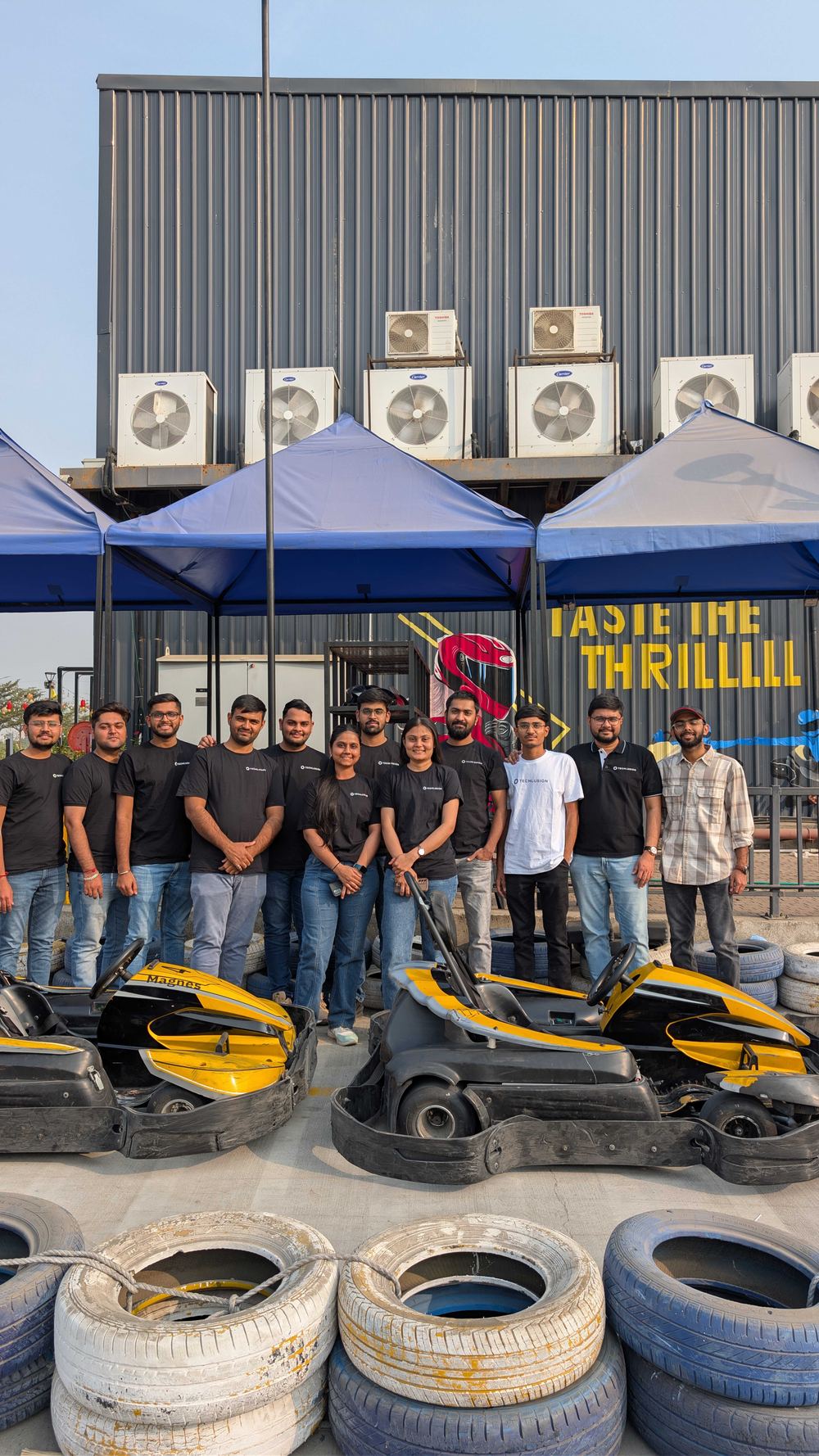 Techlusion team at an industry event